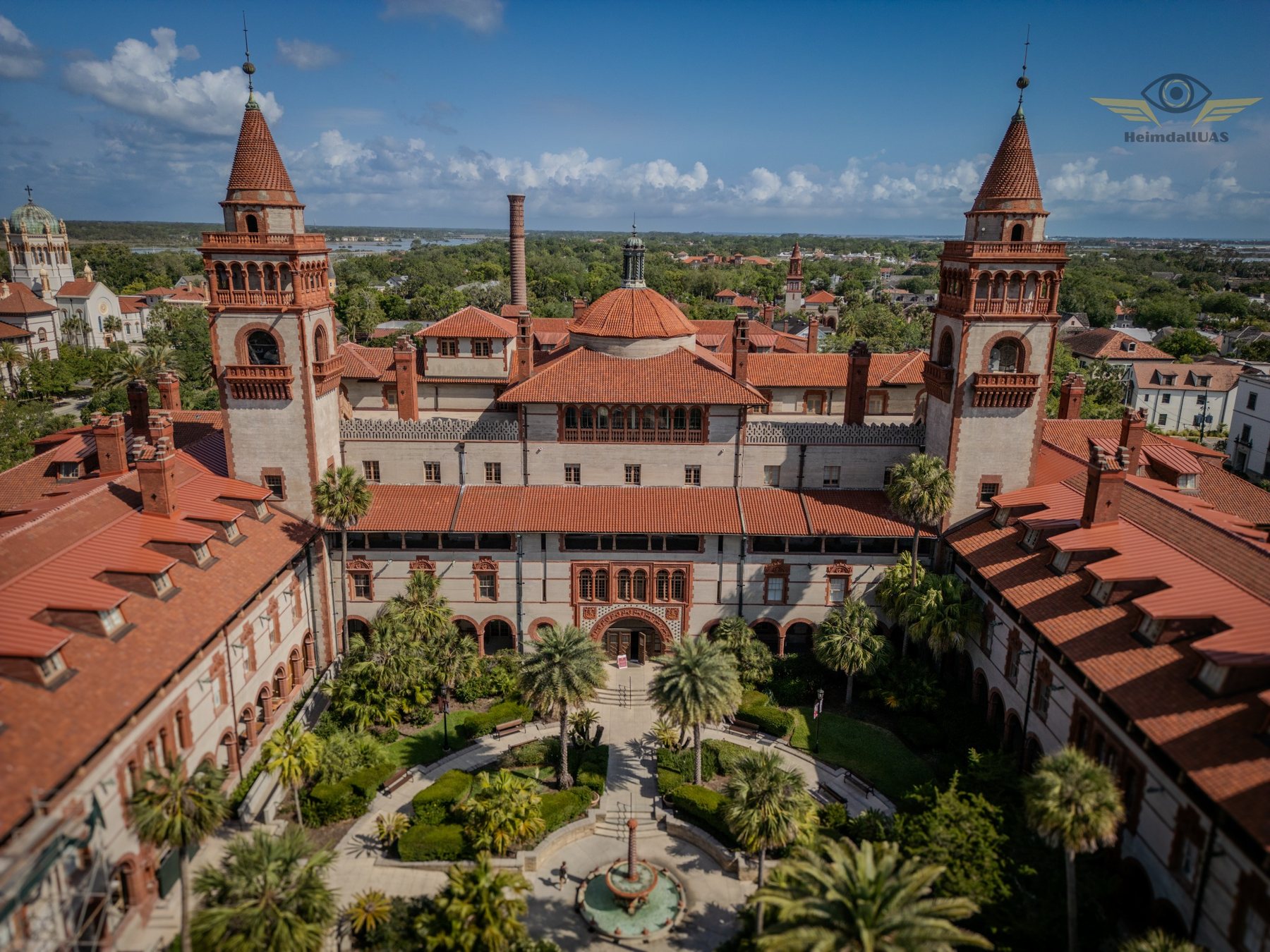 Ponce de Leon Hall drone portfolio image
